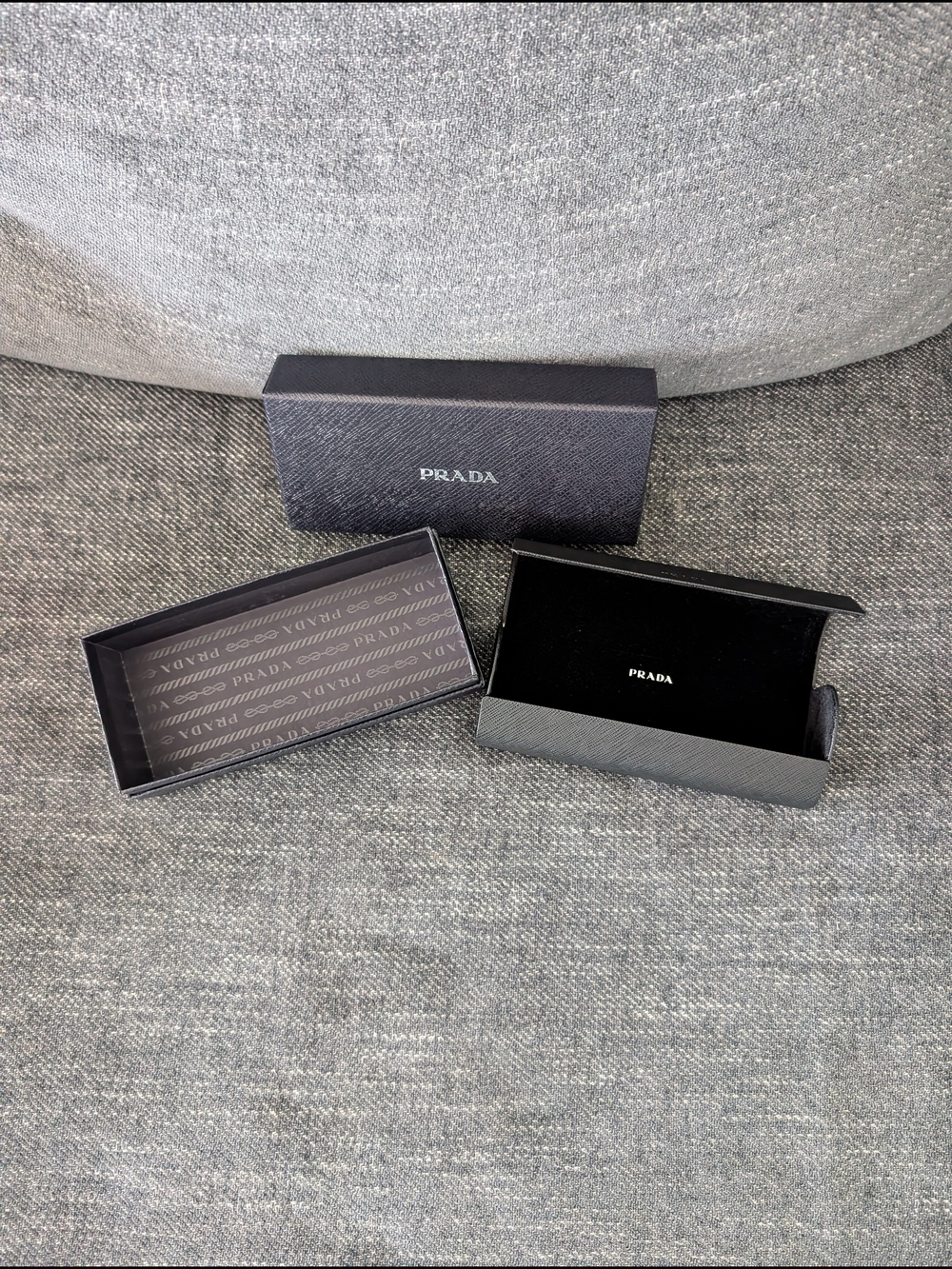 Prada Black Glasses Case -
